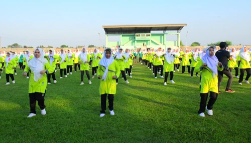 Semarak Harlah Ke 73 PC Fatayat Pekalongan Gelar Tari Kolosal NU