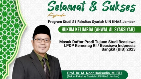 Prodi Hukum Keluarga Uin Khas Jember Masuk Daftar Tujuan Studi Beasiswa