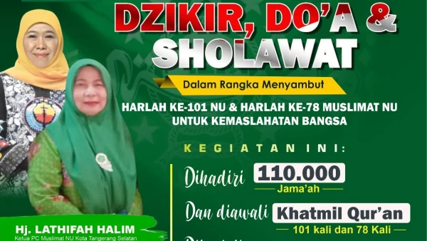 Tangsel Siap Berangkatkan 500 Kader Ke Harlah NU Dan Muslimat Di GBK