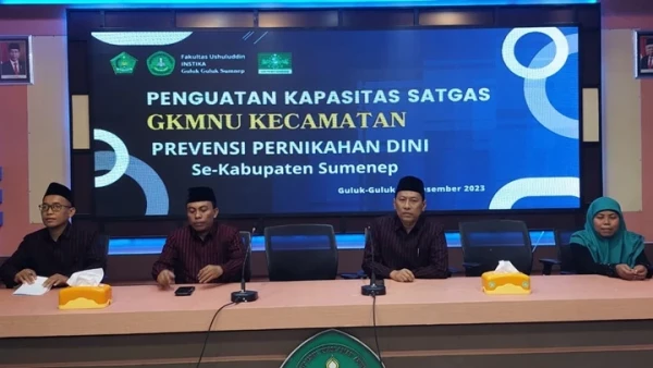 Gandeng Lkknu Sumenep Instika Gelar Penguatan Kapasitas Satgas Gkmnu