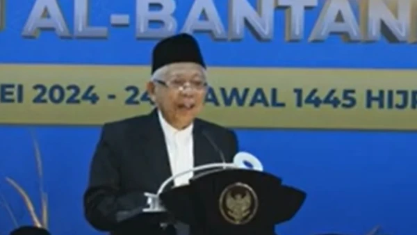 Wapres Kh Maruf Amin Syekh Nawawi Itu Transmitter