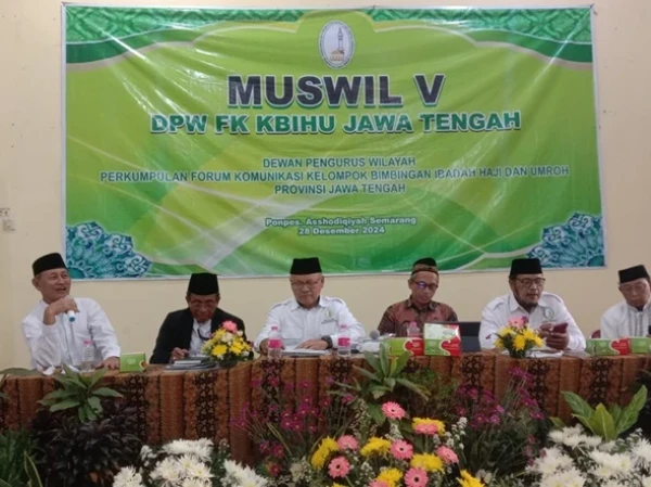 KH Shodiq Hamzah Usman Terpilih Aklamasi Menjadi Ketua DPW FK KBIHU