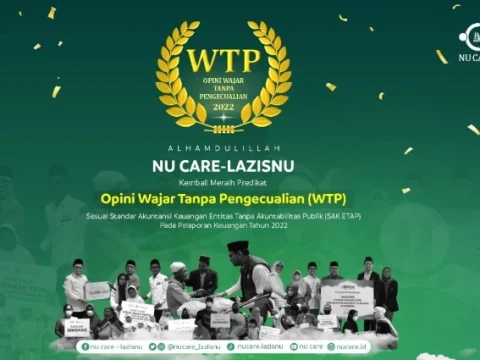 LAZISNU Raih Predikat WTP Dari Kantor Akuntan Publik Untuk Laporan