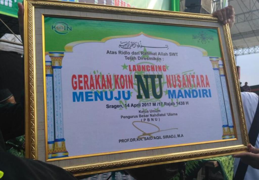 Koin NU Sragen Menuju Nusantara Mandiri