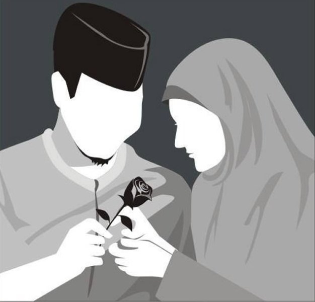 88 Kumpulan Gambar Kartun Islami Romantis Gratis Terbaik