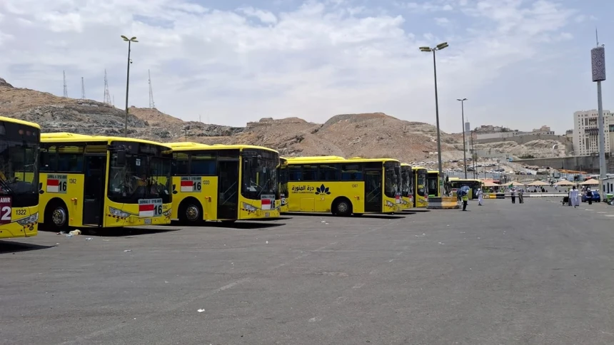 Layanan Bus Jamaah Haji Beroperasi 24 Jam dengan 22 Rute, Ada Fasilitas Khusus Lansia