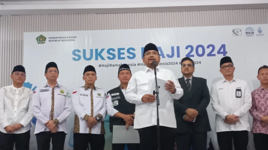 Menag Yaqut Paparkan 4 Inovasi Penunjang Keberhasilan Penyelenggaraan Haji 2024