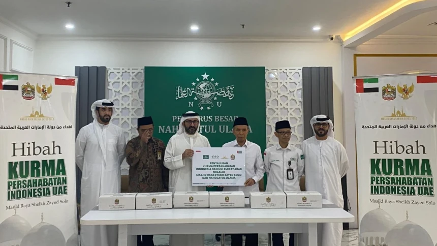 PBNU Terima Bantuan Kurma 5 Ton dari UEA dan Akan Disalurkan ke Sejumlah Pesantren