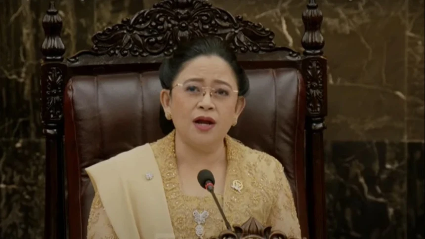 Pidato di Depan Jokowi, Puan Maharani: Pemilu 2024 Harus Jadi Kritik dan Otokritik