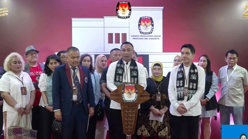 Dharma-Kun Resmi Daftar Jadi Cagub-Cawagub Jakarta Jalur Independen pada Pilkada 2024