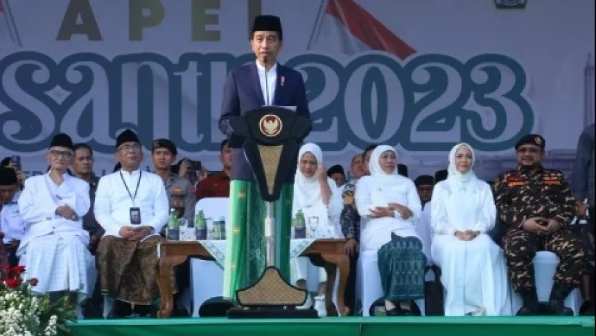 Di Hari Santri, Presiden Jokowi Cerita Proses Dapat Tambahan 20 Ribu Kuota Haji 2024