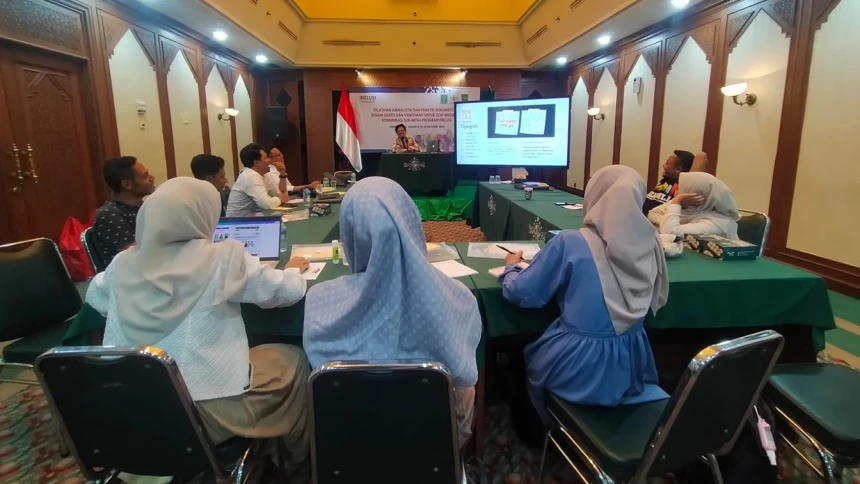 Lakpesdam PBNU Bekali Tim Media dan Komunikasi Teknik Jurnalistik dan Dokumentasi