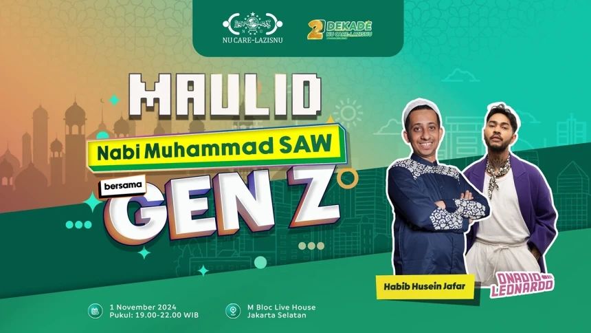 Peringati 2 Dekade, LAZISNU akan Gelar Maulid Nabi Bersama Gen Z