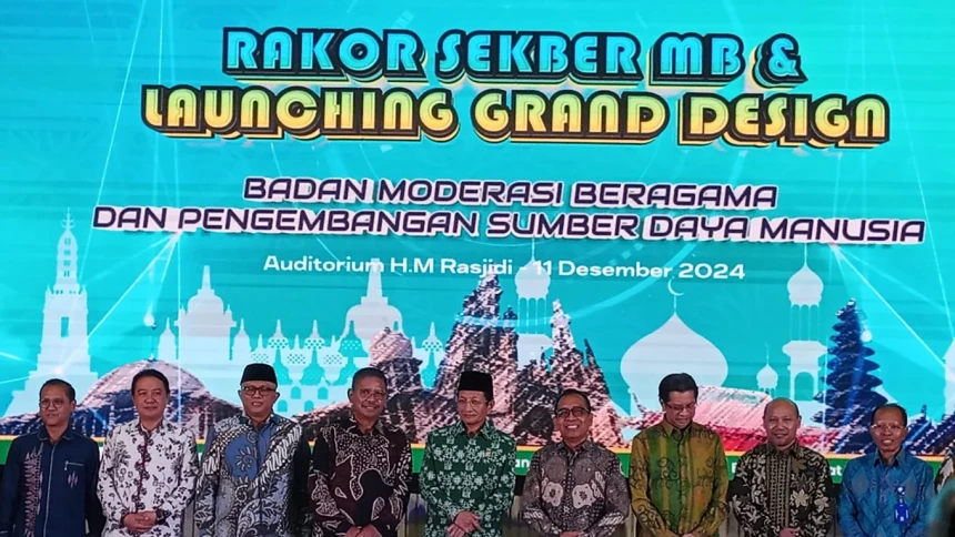 Luncurkan Grand Design Badan Moderasi Beragama, Menag Nasaruddin Ajak Umat Hidup Berdampingan