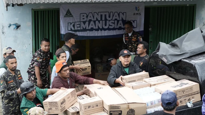 GP Ansor dan PT RMS Salurkan Bantuan untuk Warga Terdampak Bencana di Sukabumi, Cianjur, Banten