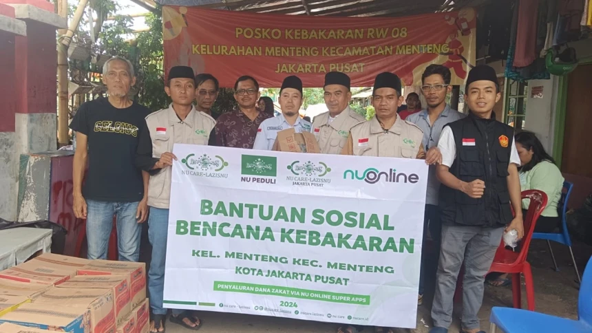 NU Care-LAZISNU Salurkan Bantuan untuk Warga Terdampak Kebakaran di Kemayoran dan Menteng