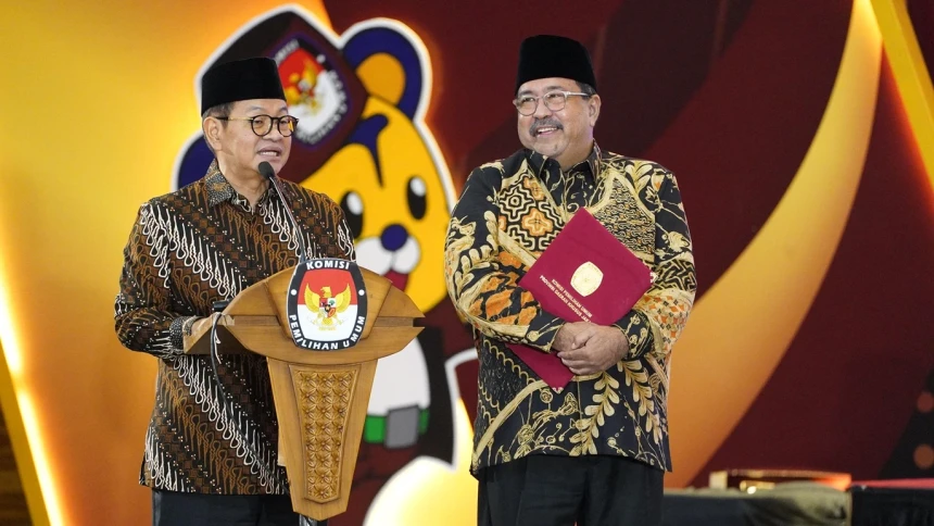 KPU Resmi Tetapkan Pram-Doel sebagai Gubernur dan Wakil Gubernur Jakarta 2025-2030