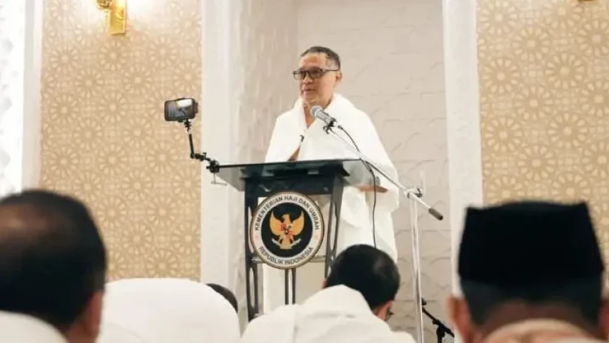 Sambutan Wukuf, Menhaj Sebut Haji 2026 Momentum Transformasi Penyelenggaraan Haji
