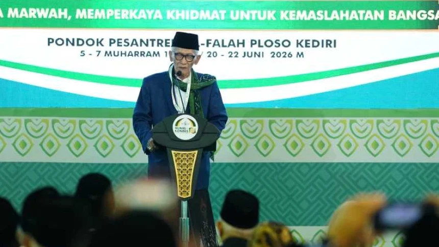 Rais Aam PBNU Kembali Gunakan Bahasa Arab dalam Khutbah Iftitah Munas-Konbes NU 2026