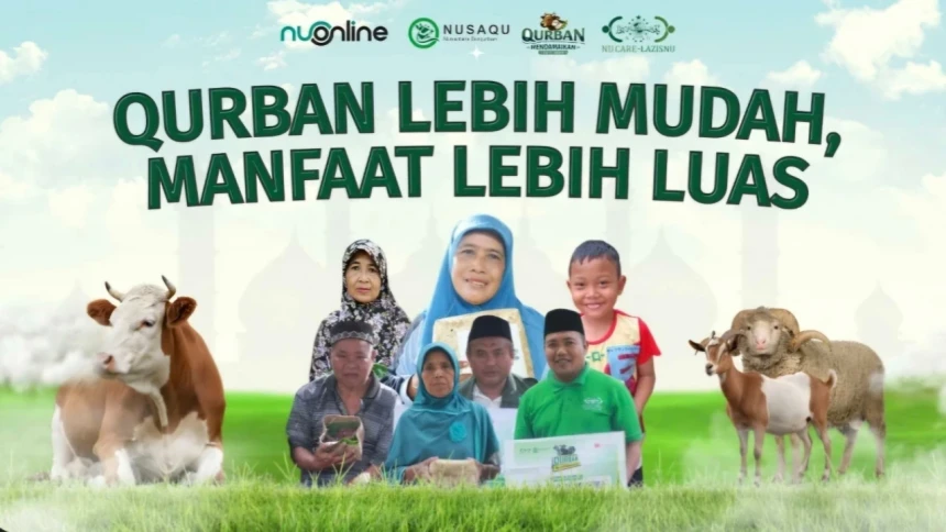 Kurban Mudah Melalui NU Online Super App: Daging Dikirim ke Daerah Terdampak Bencana hingga Palestina