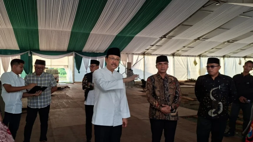 Gus Ipul Cek Lokasi Penutupan Munas-Konbes NU 2026 di Bangkalan