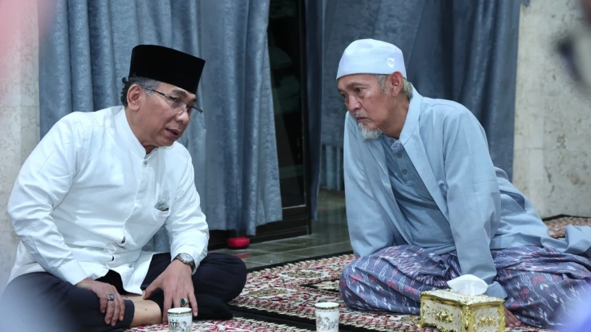 Terima Kunjungan Gus Yahya, Kiai Kafabih Lirboyo Sampaikan Pesantren Harus Turun Tangan agar NU Lebih Baik