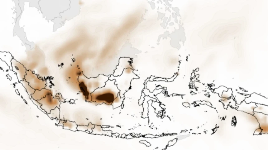 76.922 Hektare Terbakar, Polutan Asap Karhutla Kalimantan Terasa ke Malaysia hingga Singapura