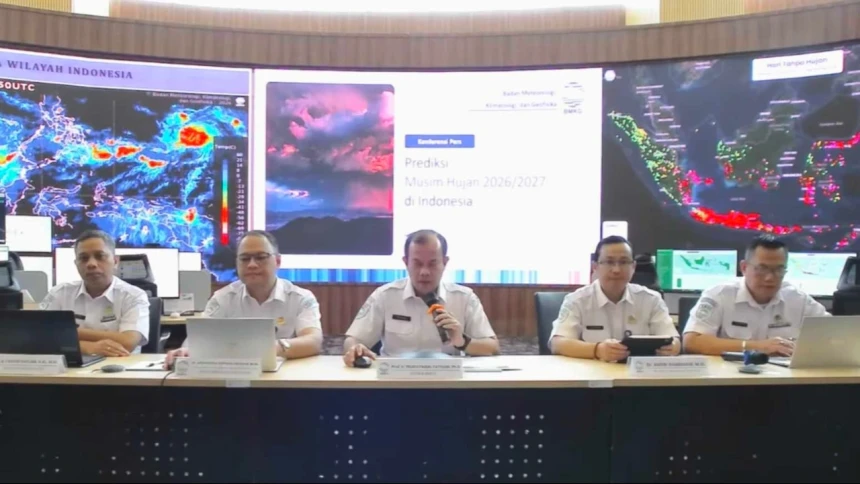 BMKG: Musim Hujan di Indonesia Diprediksi Mulai November 2026