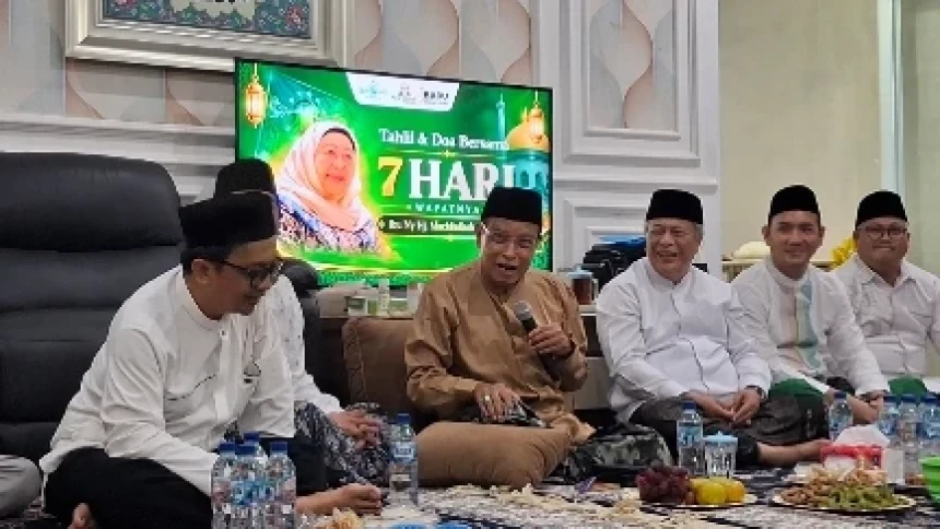 Tahlil Hari Ketujuh Nyai Machfudhoh Aly Ubaid di Jakarta, Kiai Said Aqil Kenang Perjuangannya untuk NU