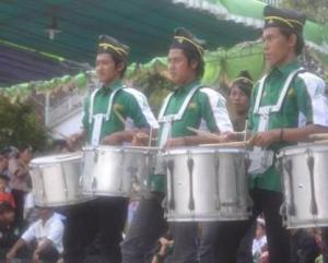 Drumband Pemuda Muhammadiyah Meriahkan Maulid Nabi