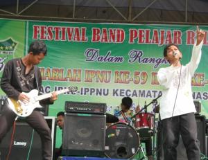 Harlah IPNU, Pelajar Brebes Merihkan Festival Band