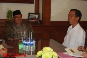 Jokowi visits NU headquarters