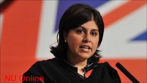 Lady Warsi blasts gov’t approach on Muslims