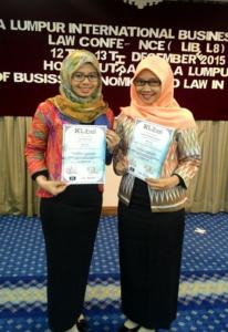 Dua Kader PMII UNJ Presentasi Daya Saing Global di Malaysia