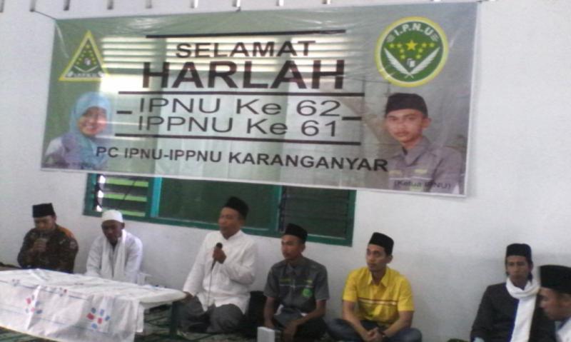 IPNU-IPPNU Karanganyar Peringati Harlah dengan Tumpengan