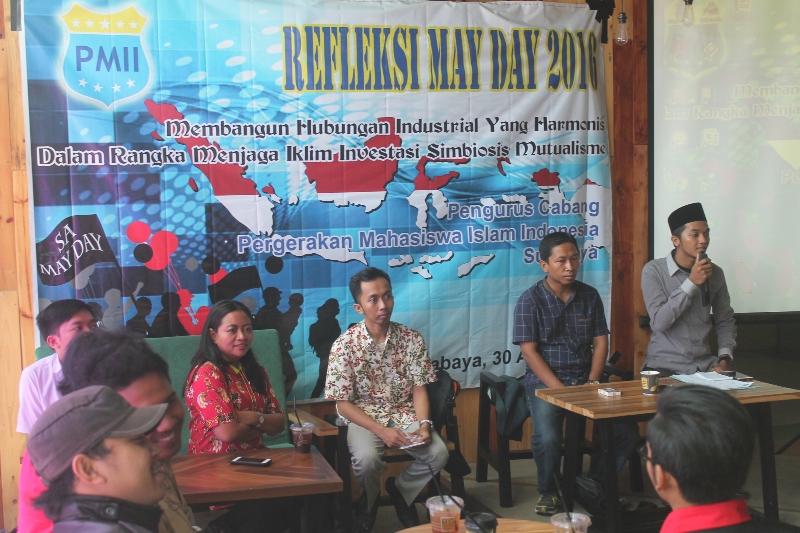 PMII Surabaya: Buruh dan Pengusaha Harus Saling Empati