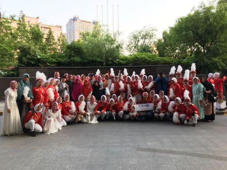 Drum Band Santri Darul Quran Tampil di Shanghai