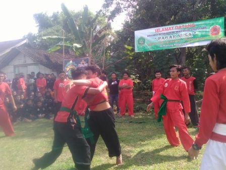 Peringati Harlah NU, Pagar Nusa Kanor Gelar Latihan Bersama