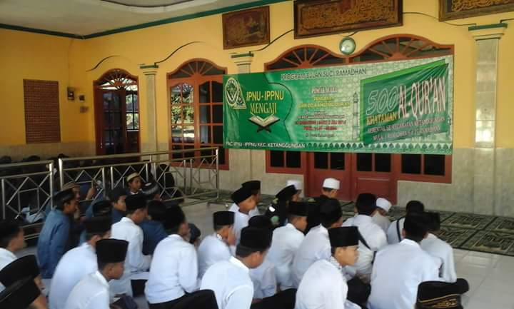 Pelajar NU Ketanggungan Brebes Khatamkan Al-Qur’an 500 Kali