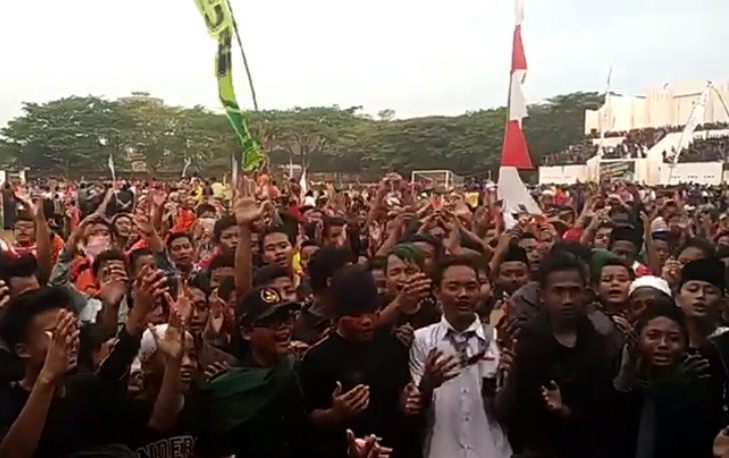 7000 Santri Padati Pertandingan Final LSN Jatim I