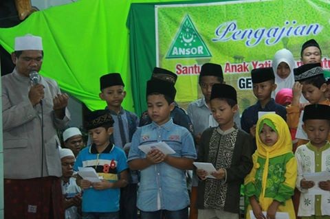 Peduli Pendidikan, GP Ansor Santuni Anak Yatim Piatu