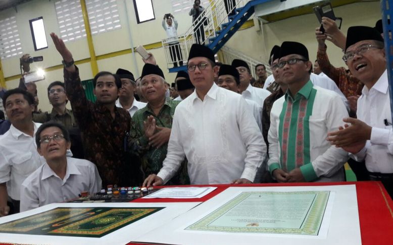 Kemenag Luncurkan Pencetakan Perdana Mushaf Al-Quran Standar Indonesia