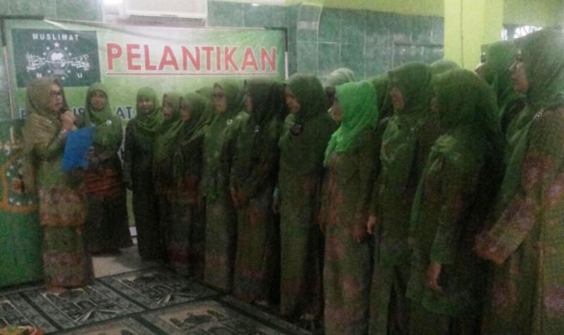 Dilantik, Muslimat NU Gowa Langsung Bentuk Laskar Antinarkoba