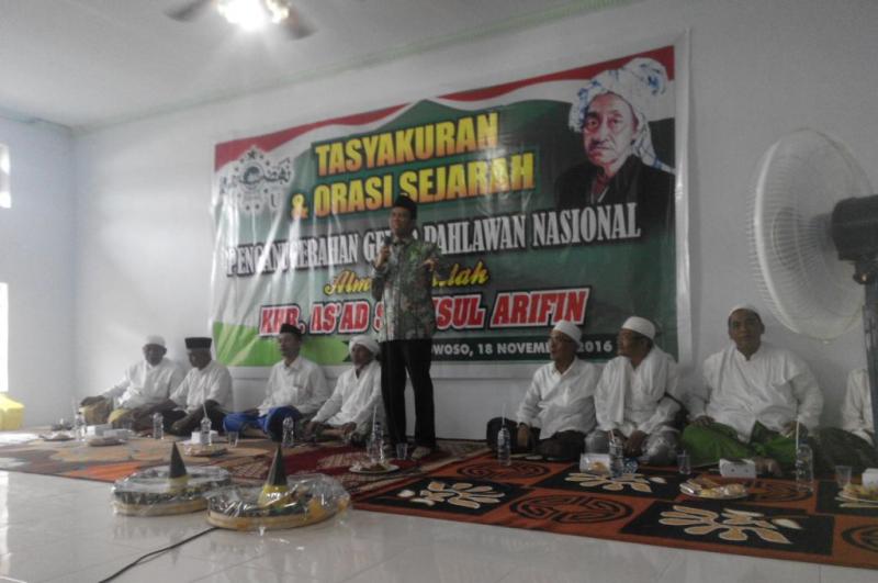 PCNU Bondowoso Tasyakuran untuk Gelar Pahlawan Kiai As'ad