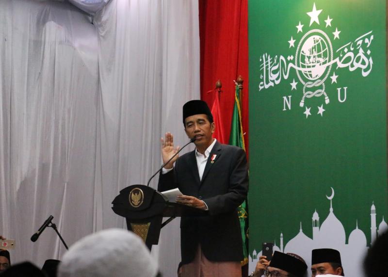Guyonan Jokowi di Depan Para Kader Ansor