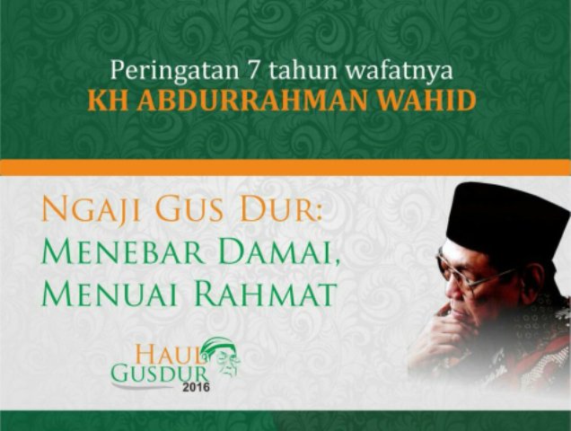 Ini Sejumlah Agenda Haul Ke-7 Gus Dur di Ciganjur