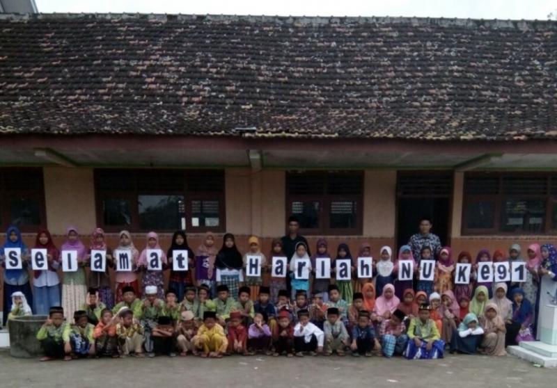 Madrasah Kampung Ini Ucapkan Harlah NU Ke-91