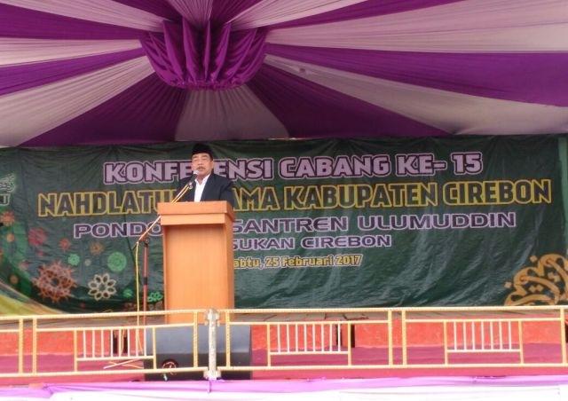 Pesan KH Usamah Manshur di Konfercab NU Kabupaten Cirebon