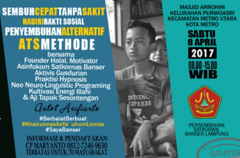 Banser Lampung Dan Masyarakat Metro Gelar Baksos Peringati Harlah Ansor