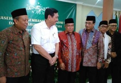 Luhut Dorong Warga NU Ambil Peran dalam Bidang Ekonomi